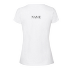 Ladies Ring Spun Hen Party T-Shirt (Name On Back)